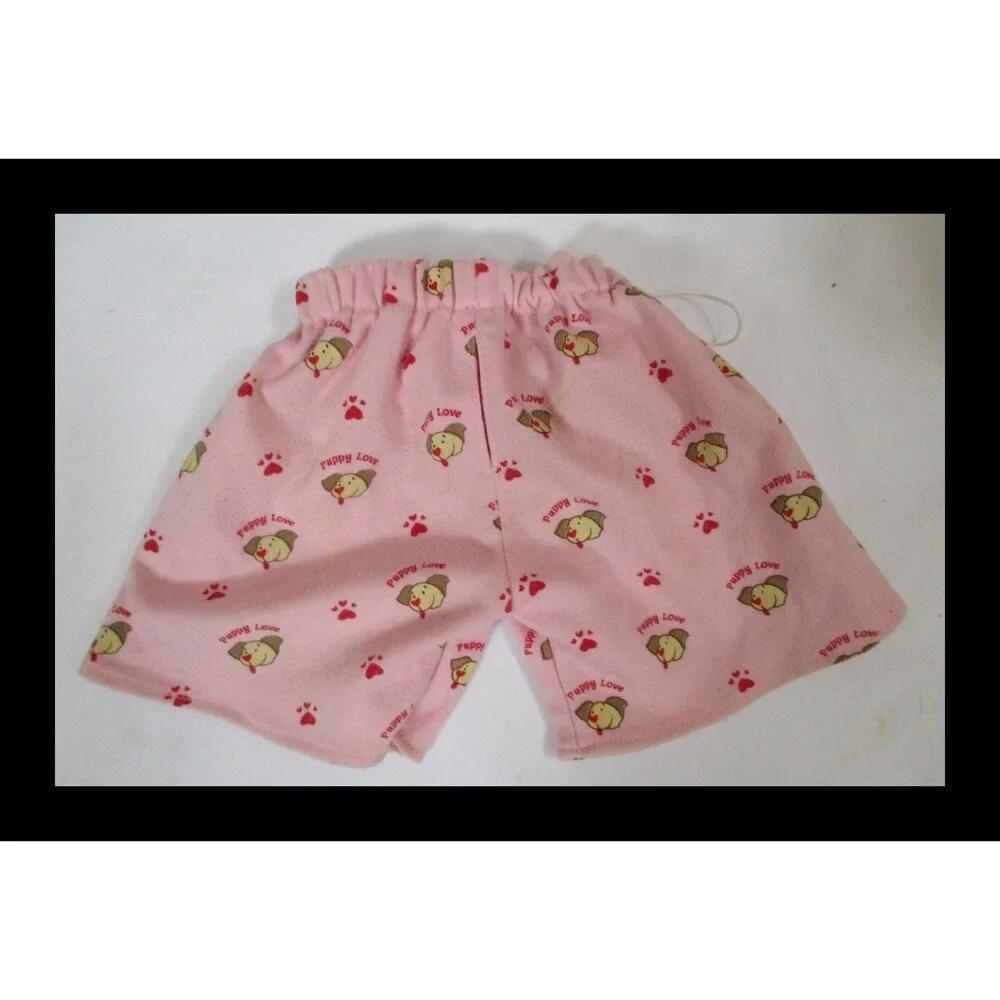 Build A Bear Workshop Pink Puppy Love Pajama Bottoms